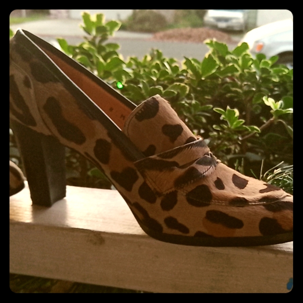 Leopard heels